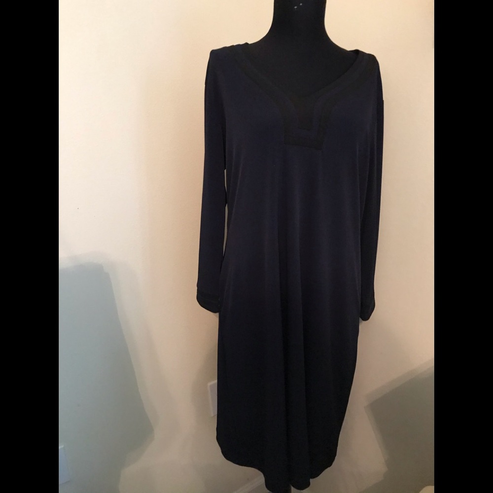 Chico’s Dress Navy and Black.
